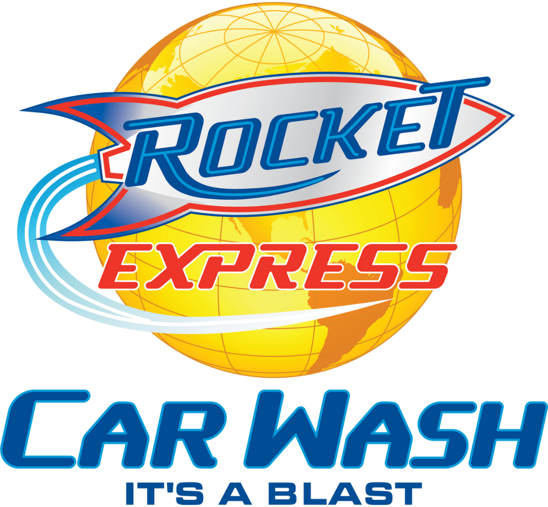 Rocket Express Car Wash logo